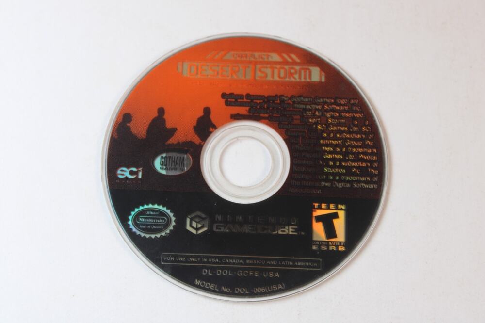 Conflict Desert Storm (Nintendo GameCube) Authentic, Game only, tested/works